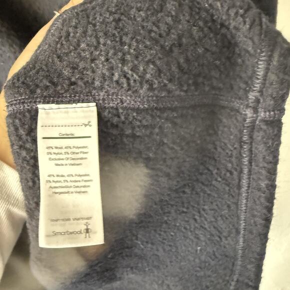 Smartwool Pullover Womens Large Wool Blend Funnel Neck Kangaroo Pocket Cozy - Picture 5 of 11